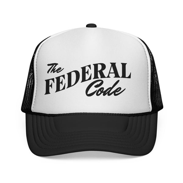 Stylish Trucker Caps with The Federal Code Design | Casual Headwear for Outdoor Adventures, Gifts for Him/Her, Festival Attire, [...]